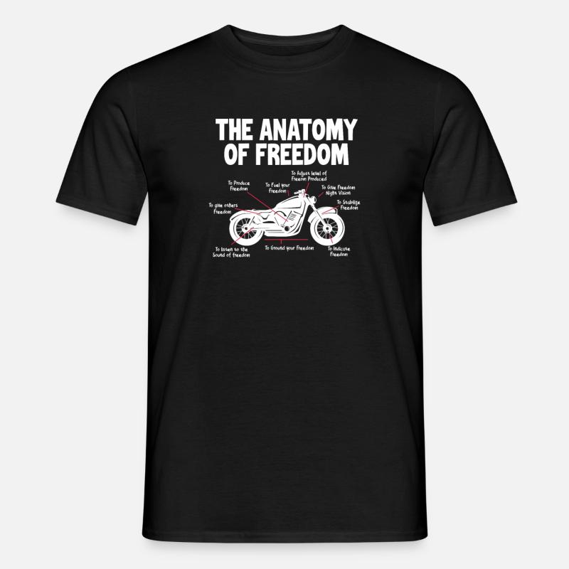 Biker - Männer T-Shirt - Schwarz