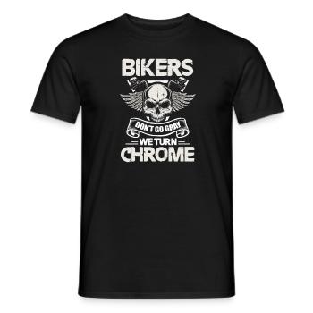 Biker - Men's T-Shirt - black - Front - AI Model Male 178 light (178cm)