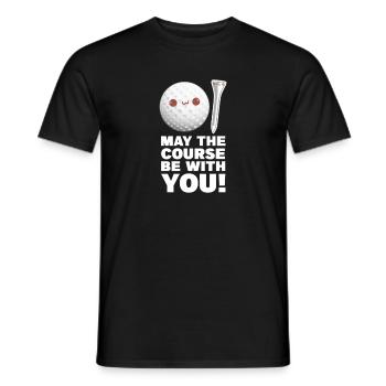 Golf Golfer Golf Club Golf Ball Cadeau - T-shirt homme - noir - Devant - AI Model Male 178 light (178cm)