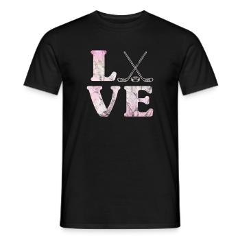 Masque de hockey sur glace Hockey Girl Ice Hockey Team Cadeau - T-shirt homme - noir - Devant - AI Model Male 178 light (178cm)