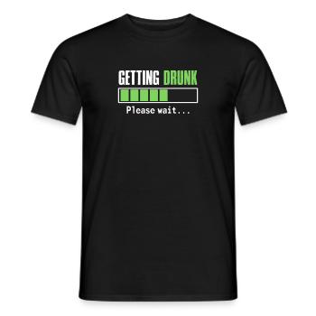 Bachelor party - Men's T-Shirt - black - Front - AI Model Male 178 light (178cm)