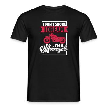 Biker - Men's T-Shirt - black - Front - AI Model Male 178 light (178cm)