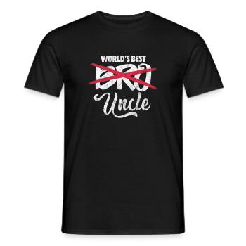 Oncle - T-shirt homme - noir - Devant - AI Model Male 178 light (178cm)