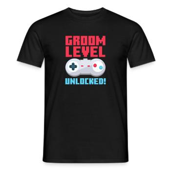 Bachelor party - Men's T-Shirt - black - Front - AI Model Male 178 light (178cm)