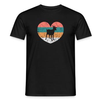 Goat - Men's T-Shirt - black - Front - AI Model Male 178 light (178cm)