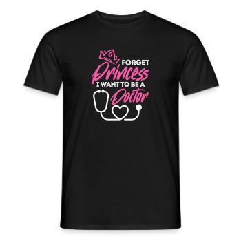 Ärztin - Männer T-Shirt - Schwarz - Vorne - AI Model Male 178 light (178cm)
