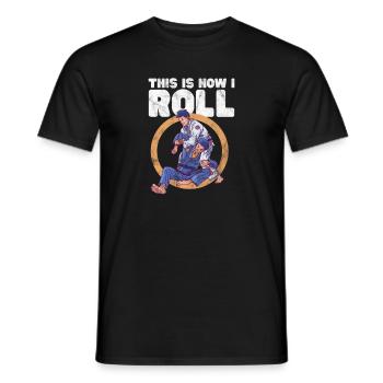 Jiu Jitsu Bjj Kampfsport Jiu-Jitsu Kampf Geschenk - Männer T-Shirt - Schwarz - Vorne - AI Model Male 178 light (178cm)