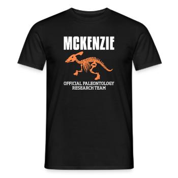 Paléontologie Fossile de dinosaure Cadeau préhistorique - T-shirt homme - noir - Devant - AI Model Male 178 light (178cm)