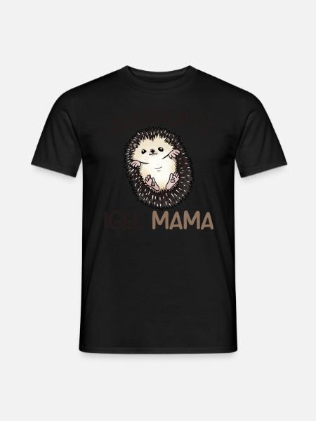 Lustiges Afrikanischer Weißbauchigel Igel Kostüm - Männer T-Shirt - Schwarz