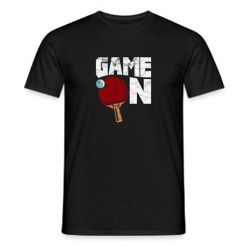 Ping-Pong Table Tennis - T-shirt homme - noir - Devant - AI Model Male 178 light (178cm)
