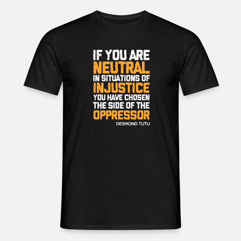 Menschenrechte - Männer T-Shirt - Schwarz