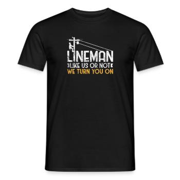 Monteur - T-shirt homme - noir - Devant - AI Model Male 178 light (178cm)