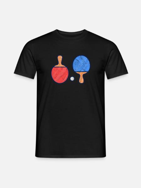 Ping-Pong Table Tennis - Men's T-Shirt - black