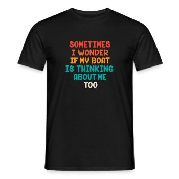 Capitaine - T-shirt homme - noir - Devant - AI Model Male 178 light (178cm)