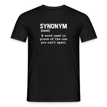 Grammar Teacher School German Teacher Gift - Men's T-Shirt - black - Front - AI Model Male 178 light (178cm)