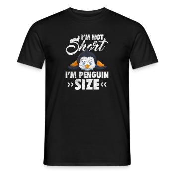 Penguin - Men's T-Shirt - black - Front - AI Model Male 178 light (178cm)