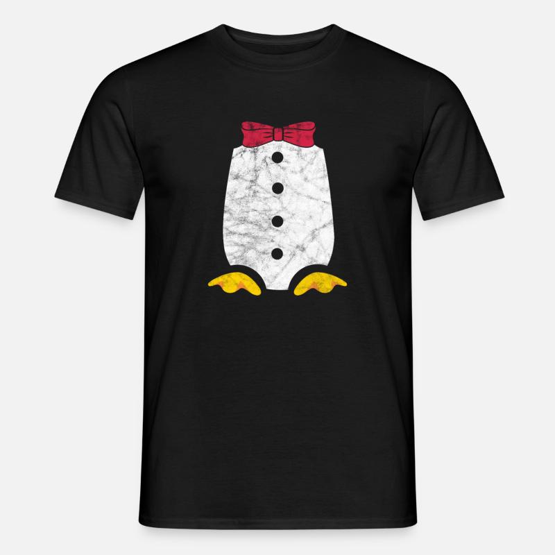 Pinguin - Männer T-Shirt - Schwarz