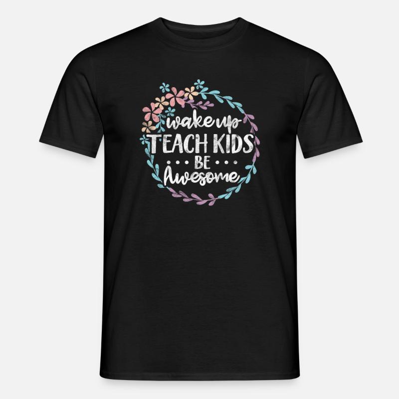 Lehrer Lehrerin - Männer T-Shirt - Schwarz