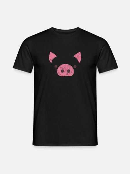 Cochon Cochon PorcLet Semer Des Cochons Cadeau - T-shirt homme - noir