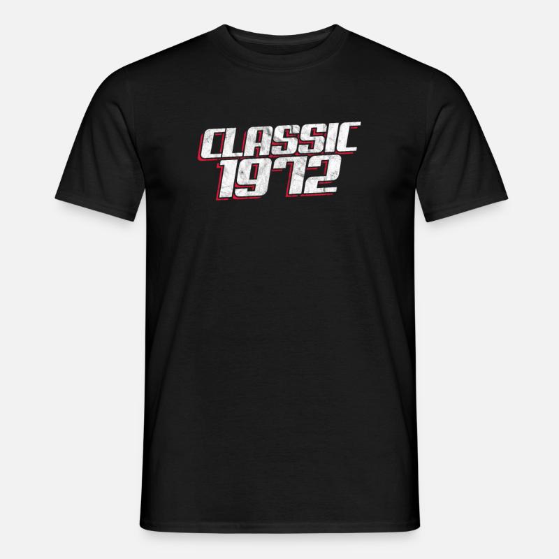 1972 - Männer T-Shirt - Schwarz