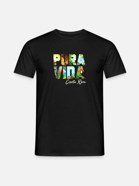 Costa Rica - Männer T-Shirt - Schwarz