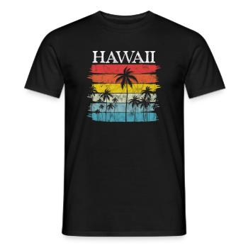Hawaii Urlaub Aloha Sommer Hawaiian Geschenk - Männer T-Shirt - Schwarz - Vorne - AI Model Male 178 light (178cm)