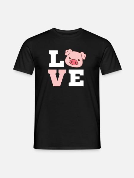 Pig - Men's T-Shirt - black