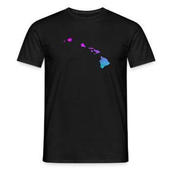 Hawaii Vacation Aloha Summer Hawaiian Gift - Men's T-Shirt - black - Front - AI Model Male 178 light (178cm)