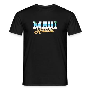Hawaii Maui - Männer T-Shirt - Schwarz - Vorne - AI Model Male 178 light (178cm)
