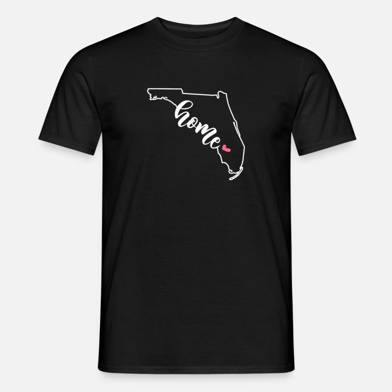 Florida - Männer T-Shirt - Schwarz