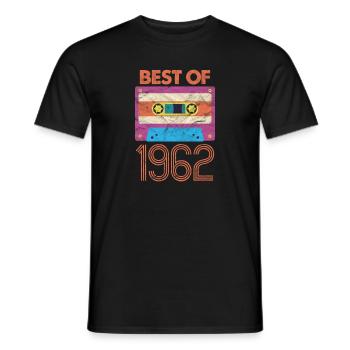 1962 - T-shirt homme - noir - Devant - AI Model Male 178 light (178cm)