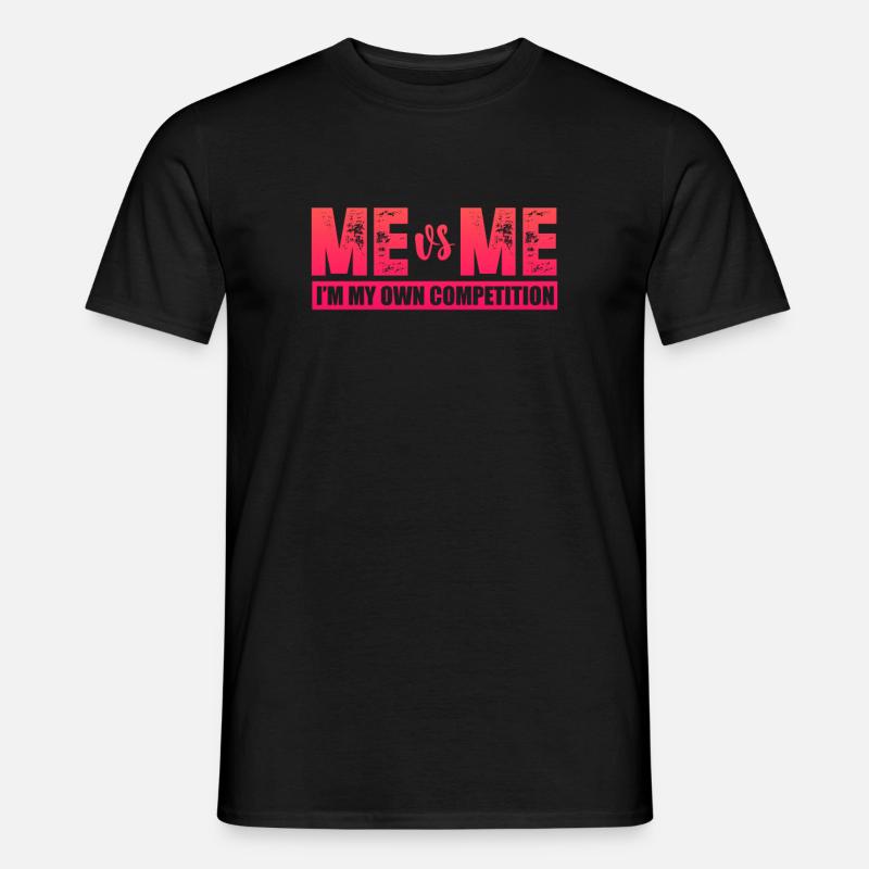 Motivation - Männer T-Shirt - Schwarz
