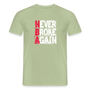 Motivation - Men's T-Shirt - sage - Front - AI Model Male 178 light (178cm)