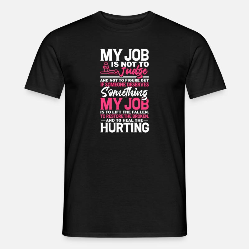 Physiotherapeut - Männer T-Shirt - Schwarz