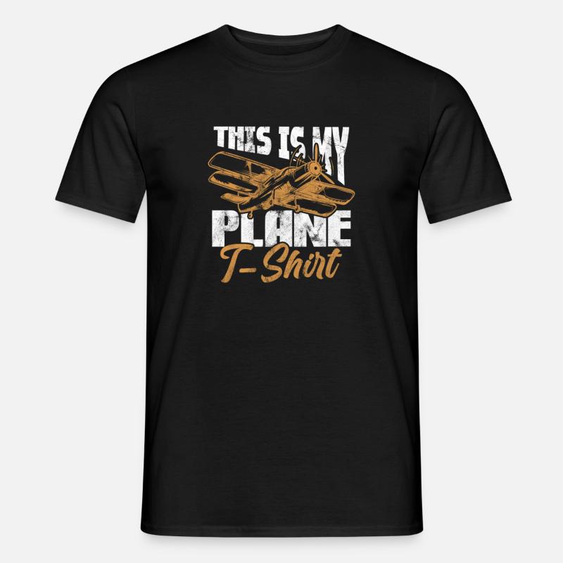 Pilot - Männer T-Shirt - Schwarz