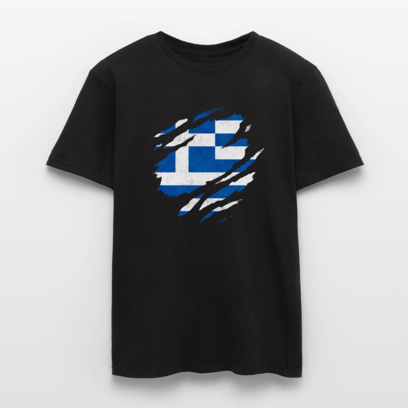 DRAPEAU GREC HELLAS DRAPEAU GRÈCE T-shirt homme