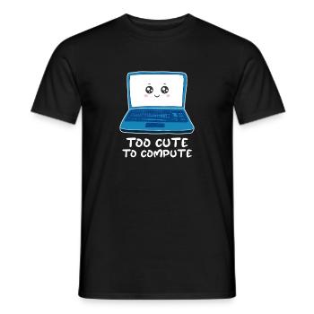 Computer - Männer T-Shirt - Schwarz - Vorne - AI Model Male 178 light (178cm)