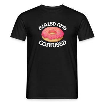 Donut Sweets Donuts Food Baker Gift - Men's T-Shirt - black - Front - AI Model Male 178 light (178cm)