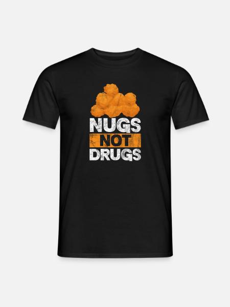 Chicken Nuggets - Men's T-Shirt - black