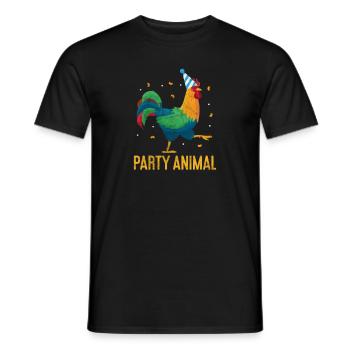 Poulet - T-shirt homme - noir - Devant - AI Model Male 178 light (178cm)