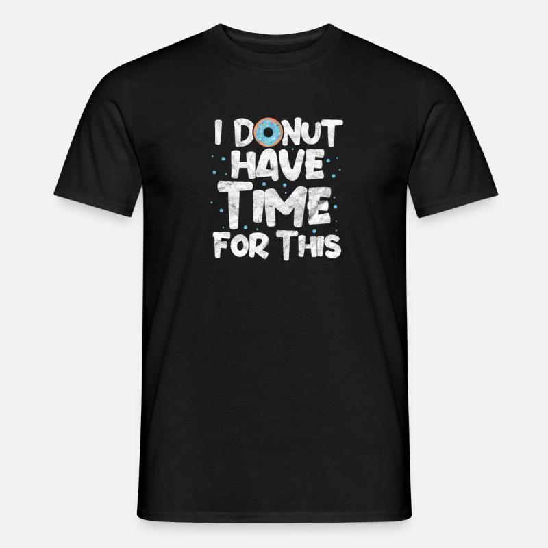 Donut - Männer T-Shirt - Schwarz