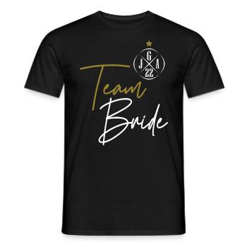 Team Bride - Männer T-Shirt - Schwarz - Vorne - AI Model Male 178 light (178cm)