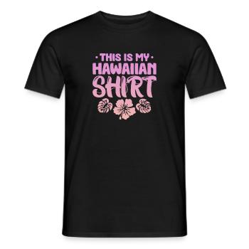 Hawaii - Men's T-Shirt - black - Front - AI Model Male 178 light (178cm)
