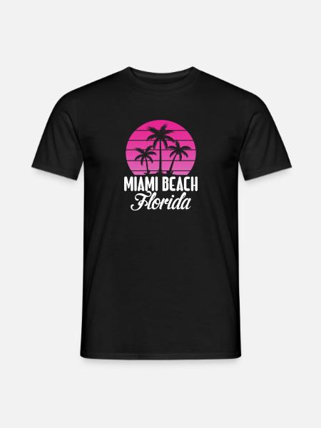 Miami - T-shirt homme - noir