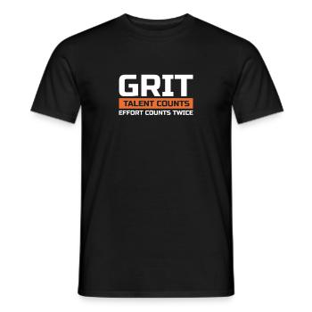 Motivation - Männer T-Shirt - Schwarz - Vorne - AI Model Male 178 light (178cm)
