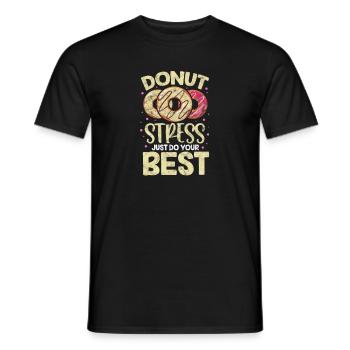 Beignet - T-shirt homme - noir - Devant - AI Model Male 178 light (178cm)