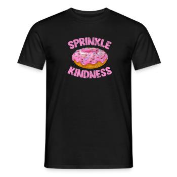 Donut - Männer T-Shirt - Schwarz - Vorne - AI Model Male 178 light (178cm)