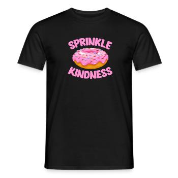 Donut Sweets Donuts Food Baker Gift - Men's T-Shirt - black - Front - AI Model Male 178 light (178cm)