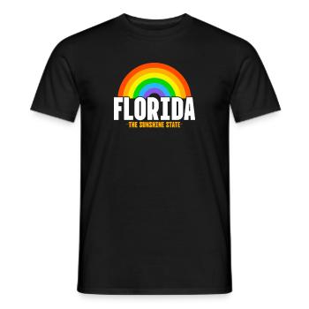 Floride - T-shirt homme - noir - Devant - AI Model Male 178 light (178cm)