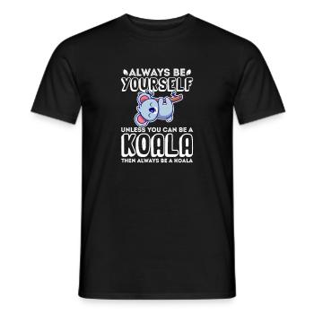 Koala Koala Bear Australie Bear Gift - T-shirt homme - noir - Devant - AI Model Male 178 light (178cm)